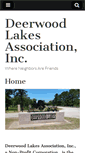 Mobile Screenshot of deerwoodlakesassociation.org